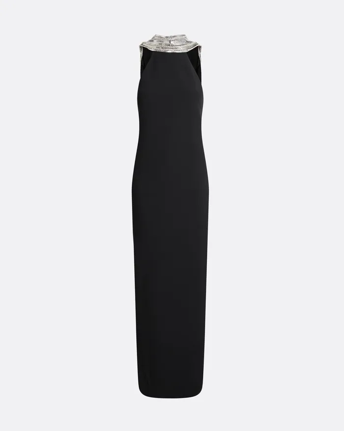 Women Safiyaa Gocek Black Long Dress Black Dresses