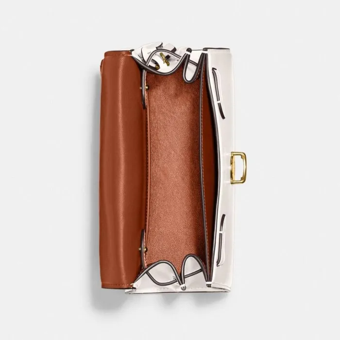 Women Sammy Top Handle Brasschalk Coach Crossbody Bags