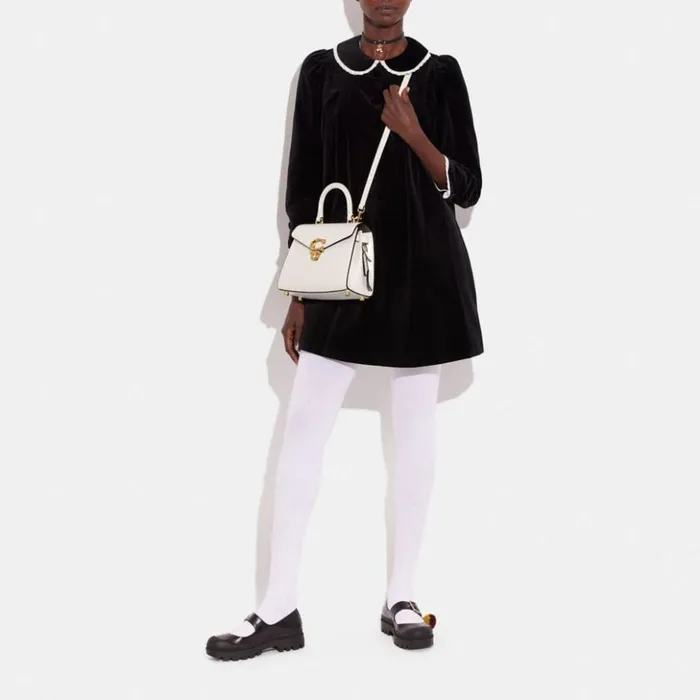 Women Sammy Top Handle Brasschalk Coach Crossbody Bags