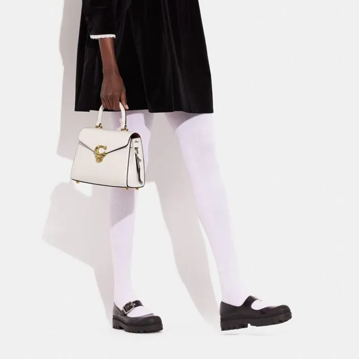 Women Sammy Top Handle Brasschalk Coach Crossbody Bags
