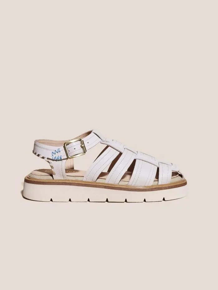 Women SANDALS White Stuff Chunky Fisherman Sandal Light Natural