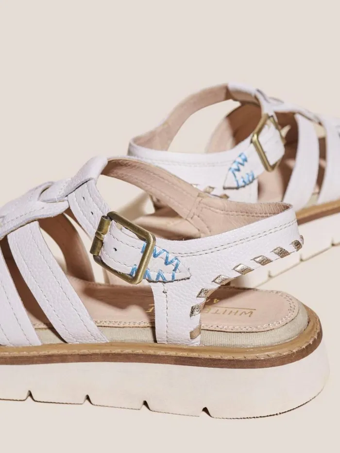 Women SANDALS White Stuff Chunky Fisherman Sandal Light Natural