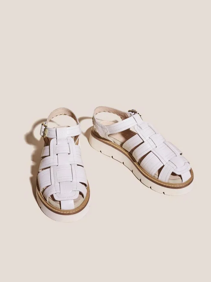Women SANDALS White Stuff Chunky Fisherman Sandal Light Natural