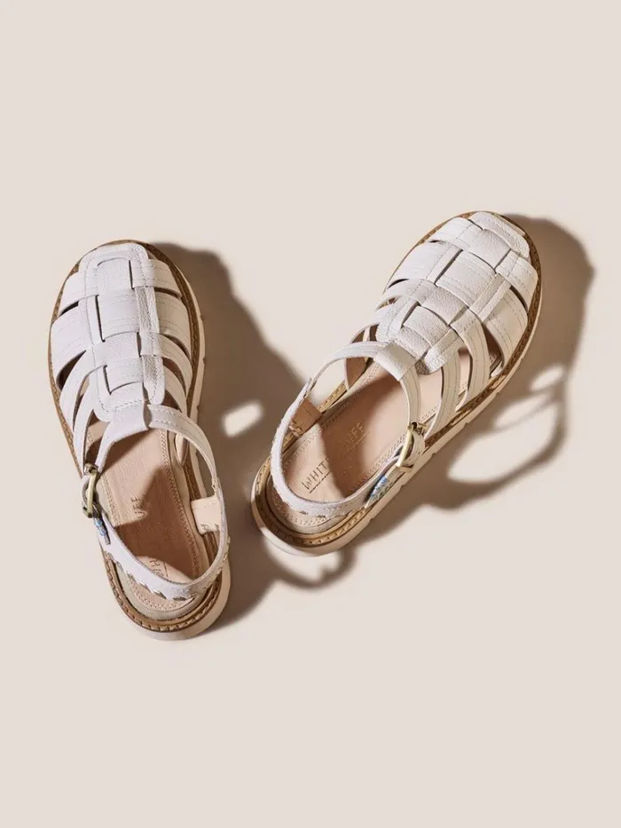 Women SANDALS White Stuff Chunky Fisherman Sandal Light Natural