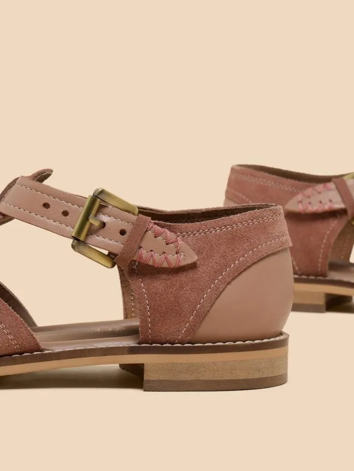 Women SANDALS White Stuff Floral Leather Fisherman Shoe Light Pink Women SANDALS White Stuff Floral Leather Fisherman Shoe Light Pink