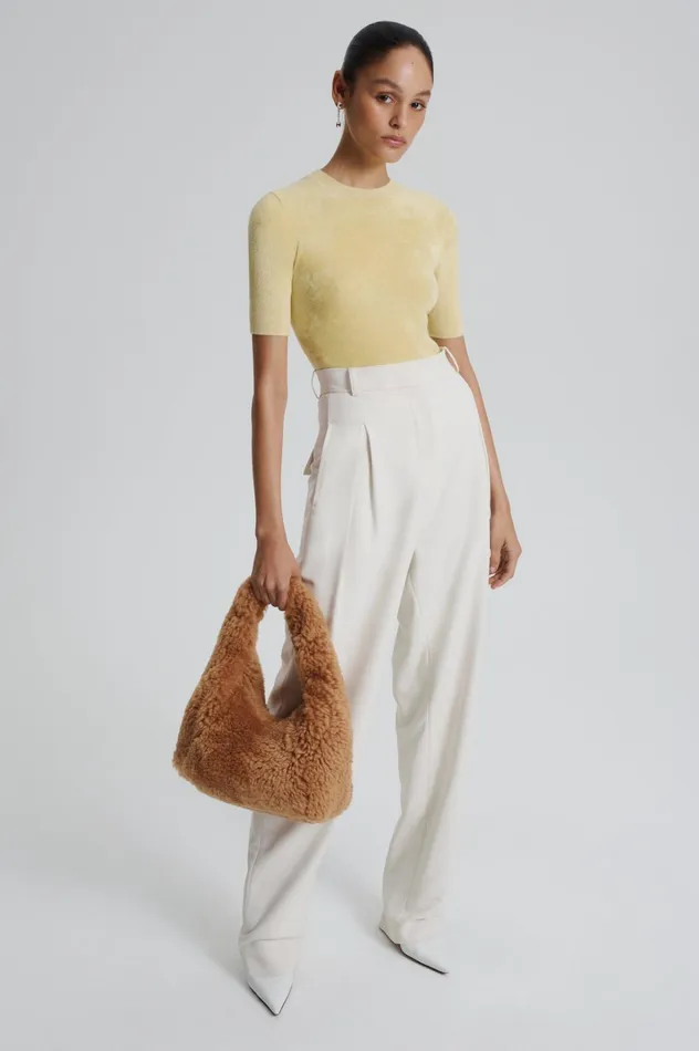 Women Scanlan Theodore Bags SHEARLING GABRIELLA Camel