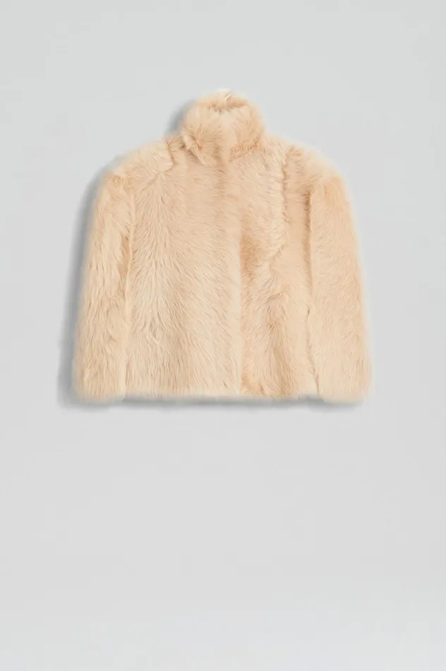 Women Scanlan Theodore Capes TOSCANA CAPE Champagne Women Scanlan Theodore Capes TOSCANA CAPE Champagne