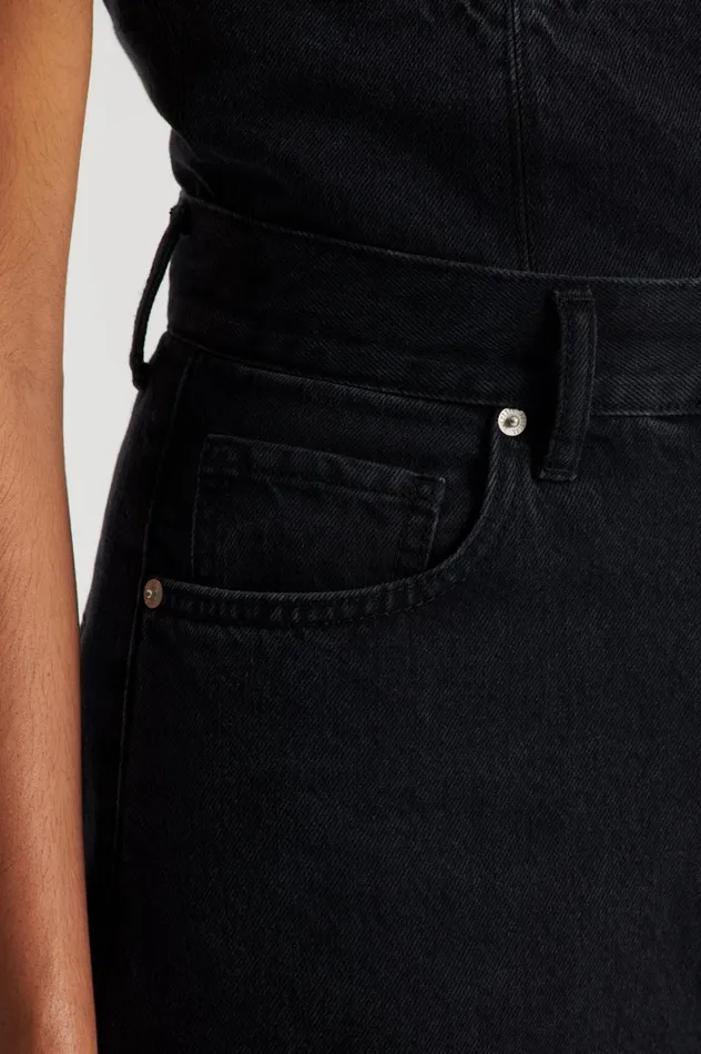 Women Scanlan Theodore Denim DENIM DRAPE LEG JEAN Washedblackg Women Scanlan Theodore Denim DENIM DRAPE LEG JEAN Washedblackg