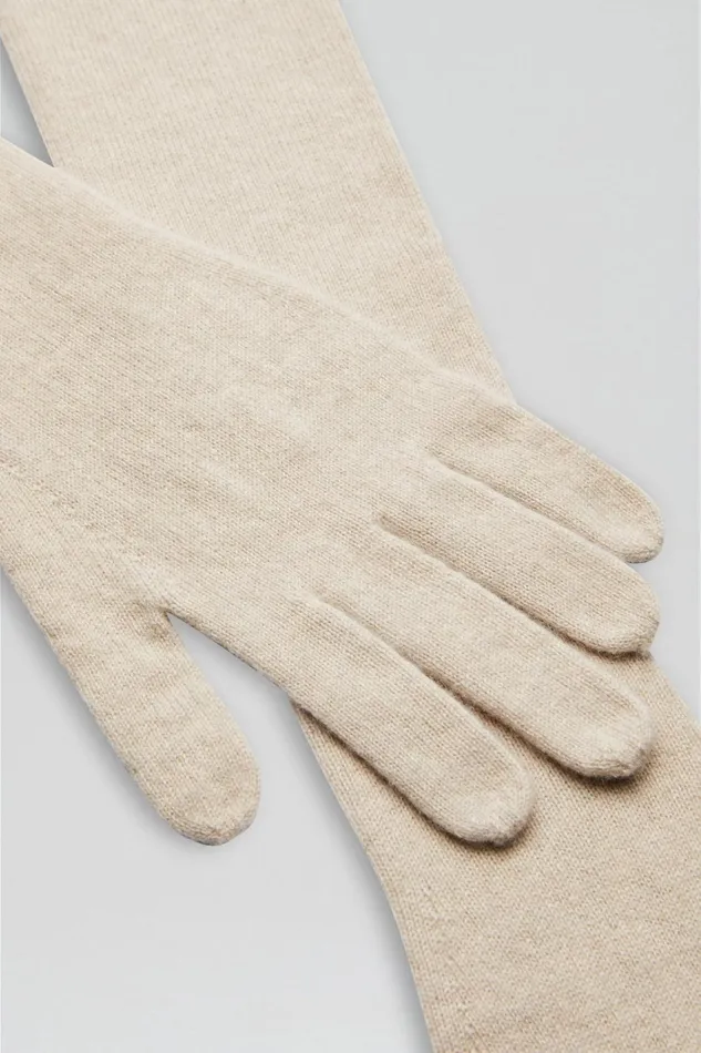 Women Scanlan Theodore Knitwear CASHMERE GLOVES Dove Women Scanlan Theodore Knitwear CASHMERE GLOVES Dove