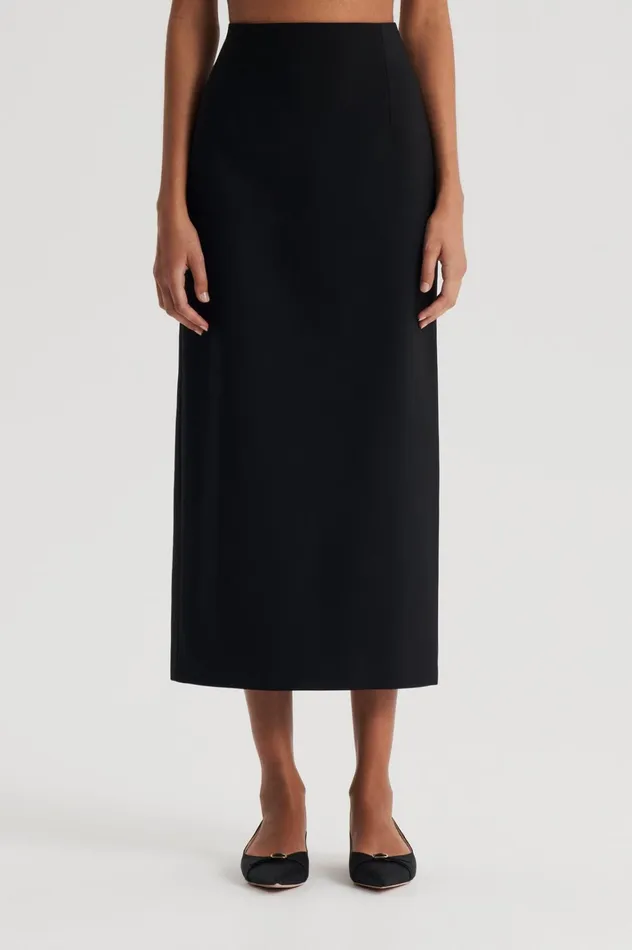 Women Scanlan Theodore Skirts MILANO PENCIL SKIRT Black