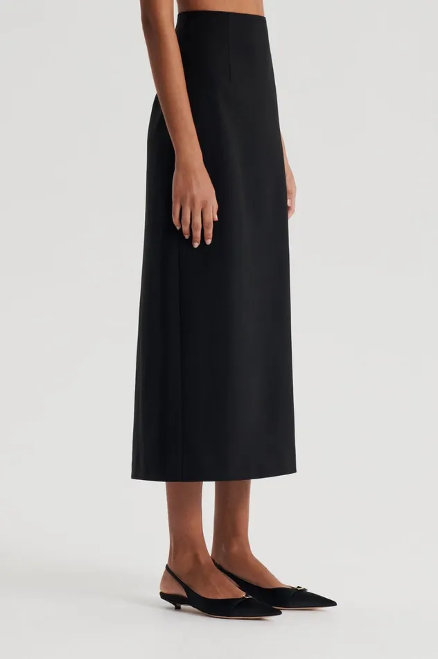 Women Scanlan Theodore Skirts MILANO PENCIL SKIRT Black