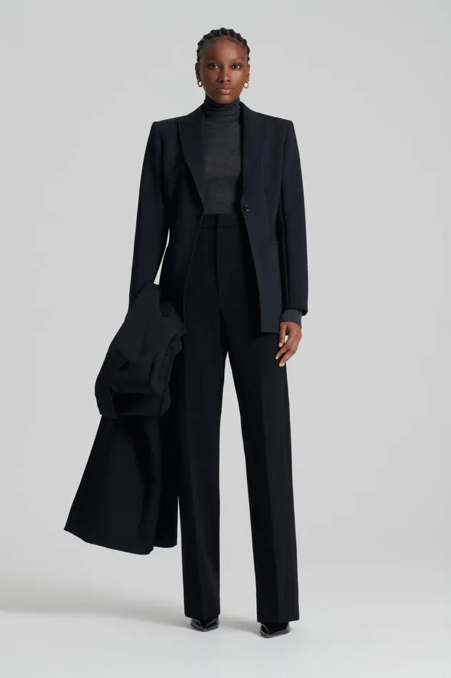Women Scanlan Theodore Trousers TAILORED TROUSER Black