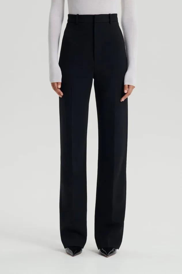 Women Scanlan Theodore Trousers TAILORED TROUSER Black Women Scanlan Theodore Trousers TAILORED TROUSER Black