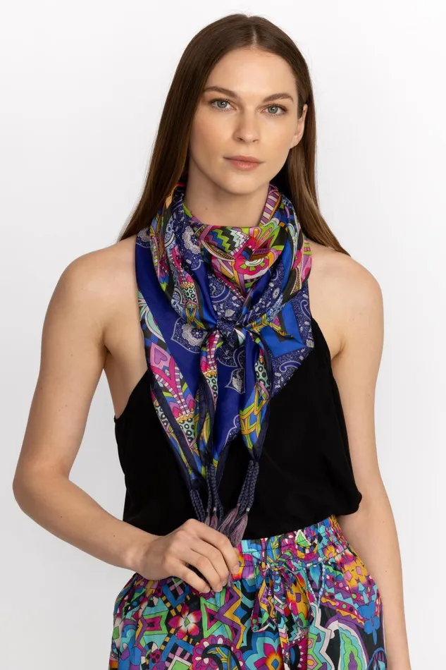 Women Scarves Johnny Was DE MARNE SCARF Demarne Print