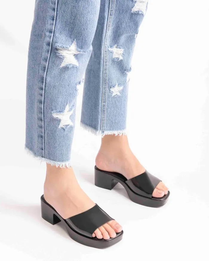 Women Shape Black Melissa Heels