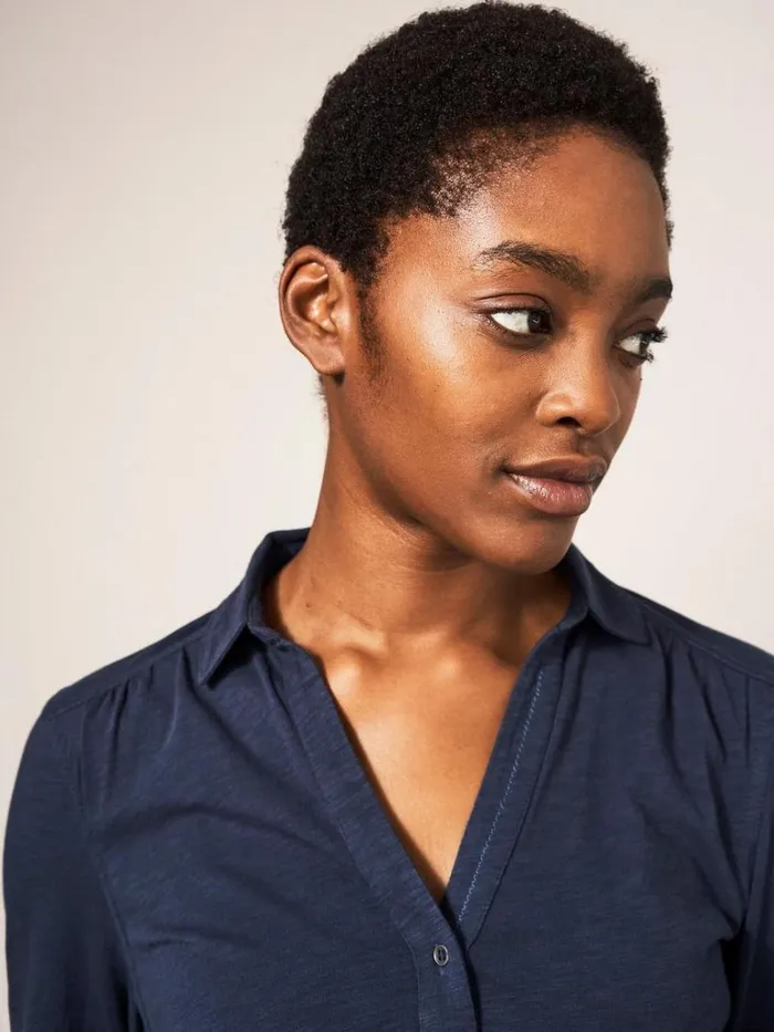 Women SHIRTS and BLOUSES White Stuff Annie Jersey Shirt French Navy Women SHIRTS and BLOUSES White Stuff Annie Jersey Shirt French Navy