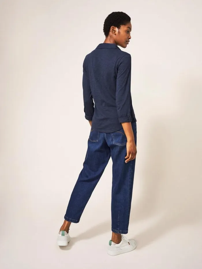 Women SHIRTS and BLOUSES White Stuff Annie Jersey Shirt French Navy Women SHIRTS and BLOUSES White Stuff Annie Jersey Shirt French Navy