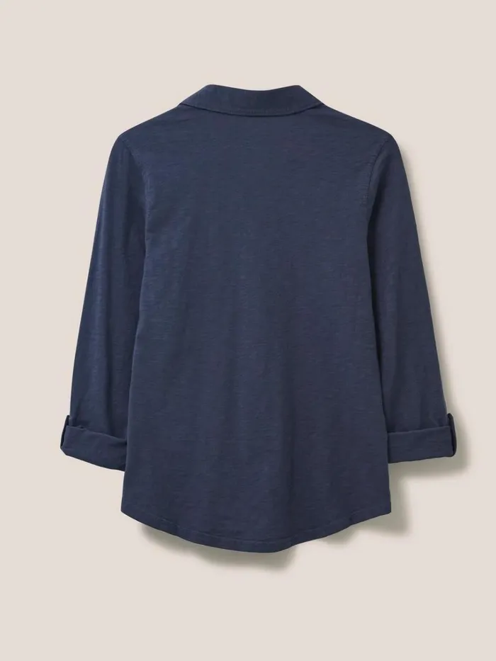 Women SHIRTS and BLOUSES White Stuff Annie Jersey Shirt French Navy Women SHIRTS and BLOUSES White Stuff Annie Jersey Shirt French Navy
