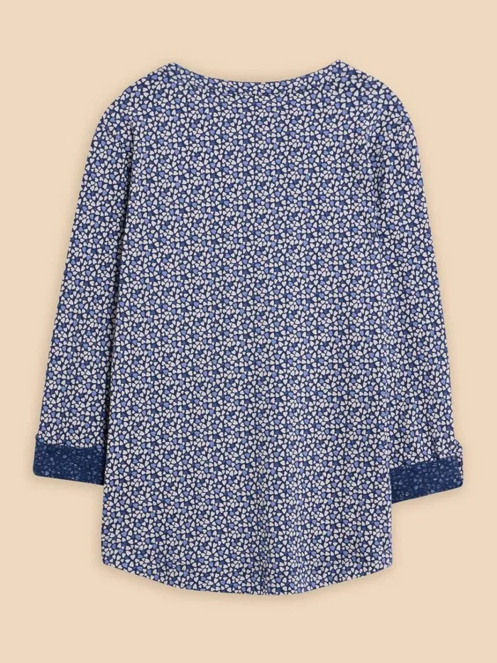 Women SHIRTS and BLOUSES White Stuff CONNIE COLLARLESS SHIRT Blue Multi