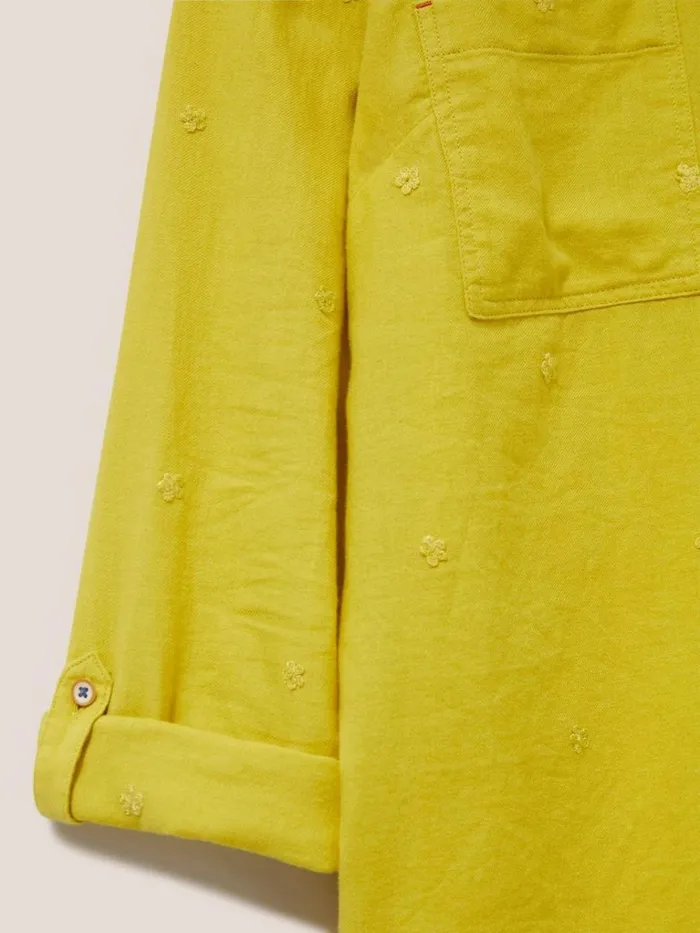 Women SHIRTS and BLOUSES White Stuff Emilia Organic Cotton Long Sleeve Shirt Mid Chartreuse Women SHIRTS and BLOUSES White Stuff Emilia Organic Cotton Long Sleeve Shirt Mid Chartreuse