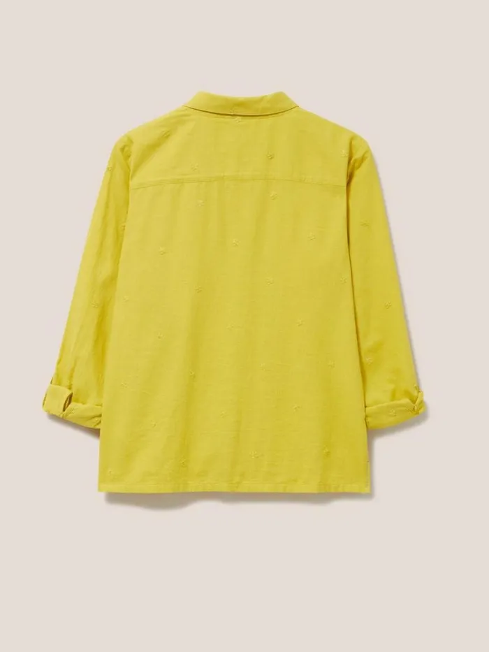 Women SHIRTS and BLOUSES White Stuff Emilia Organic Cotton Long Sleeve Shirt Mid Chartreuse Women SHIRTS and BLOUSES White Stuff Emilia Organic Cotton Long Sleeve Shirt Mid Chartreuse