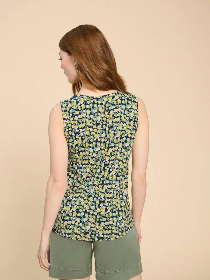 Women SHIRTS and BLOUSES White Stuff LAILA VEST Navy Print Women SHIRTS and BLOUSES White Stuff LAILA VEST Navy Print