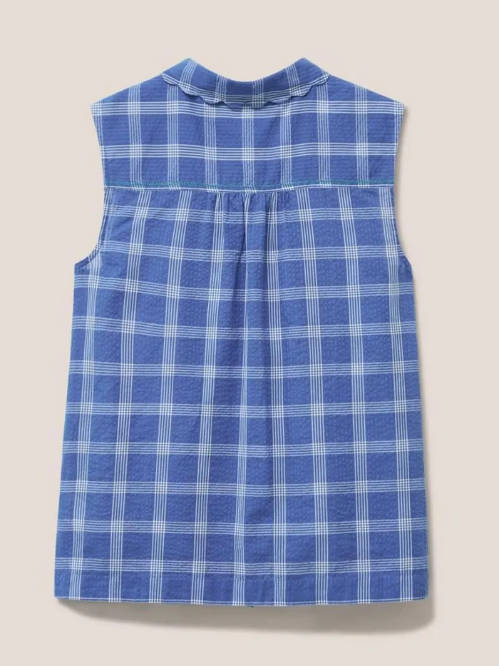 Women SHIRTS and BLOUSES White Stuff Lizzie Cotton Check Shirt Blue Multi Women SHIRTS and BLOUSES White Stuff Lizzie Cotton Check Shirt Blue Multi