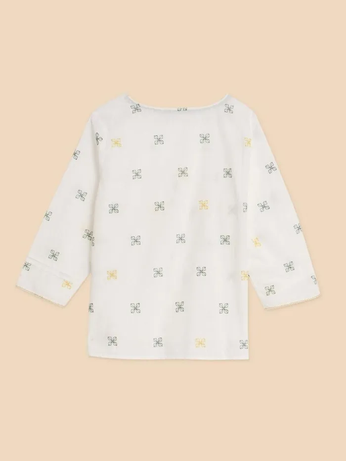 Women SHIRTS and BLOUSES White Stuff Rae Cotton Top Ivory Multi Women SHIRTS and BLOUSES White Stuff Rae Cotton Top Ivory Multi