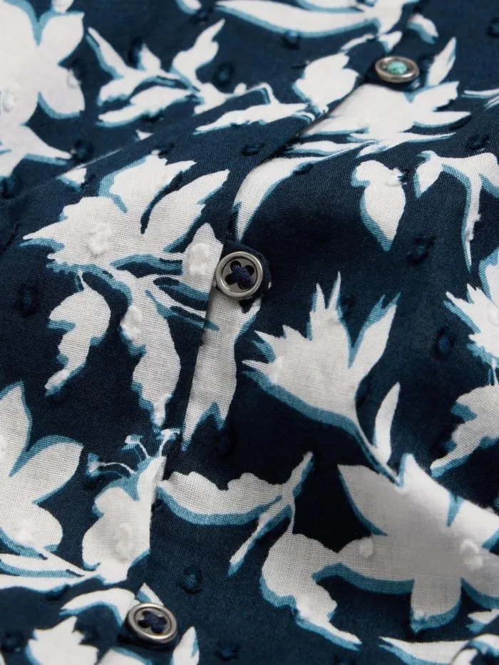 Women SHIRTS and BLOUSES White Stuff Rae Organic Cotton Vest Navy Print