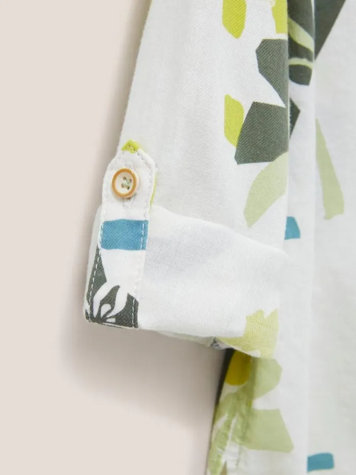 Women SHIRTS and BLOUSES White Stuff Sophie Organic Cotton Shirt Ivory Print Women SHIRTS and BLOUSES White Stuff Sophie Organic Cotton Shirt Ivory Print