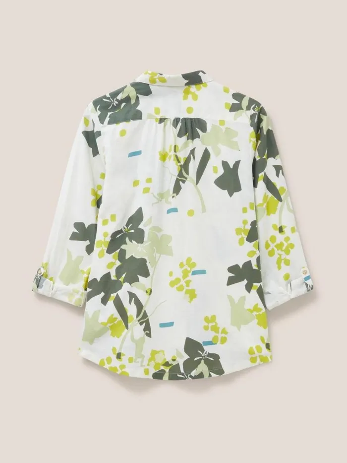Women SHIRTS and BLOUSES White Stuff Sophie Organic Cotton Shirt Ivory Print Women SHIRTS and BLOUSES White Stuff Sophie Organic Cotton Shirt Ivory Print