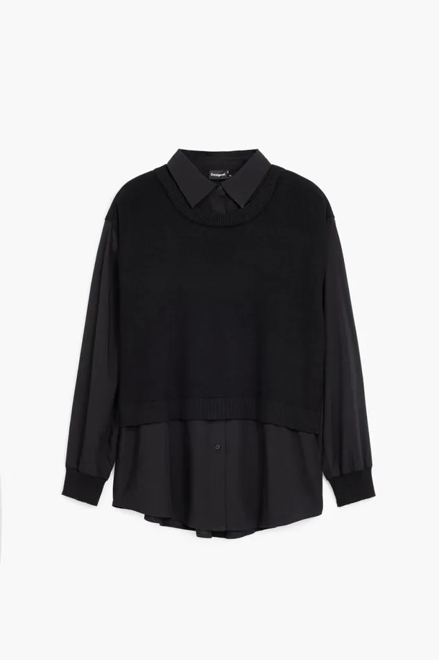 Women Shirts And Blouses Desigual Knitted Shirt