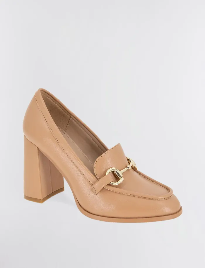 Women Shoes BCBG Tan Yixy Loafer Heel Tan