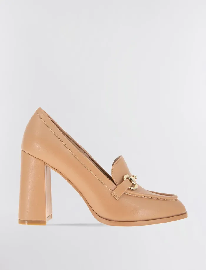 Women Shoes BCBG Tan Yixy Loafer Heel Tan
