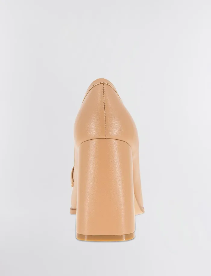 Women Shoes BCBG Tan Yixy Loafer Heel Tan