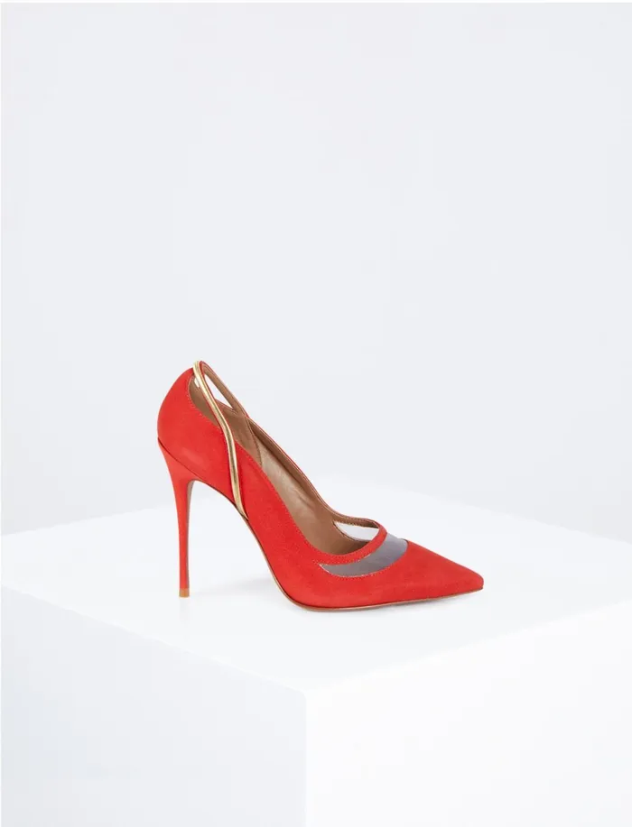 Women Shoes BCBG Vermelho Suede Norla Heel Vermelho Suede Women Shoes BCBG Vermelho Suede Norla Heel Vermelho Suede