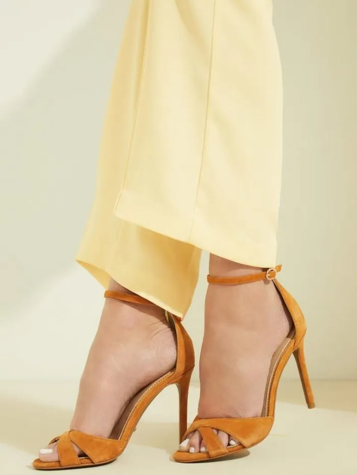 Women Shoes Marciano Abiele Leather Stiletto Sandal Mbrn1