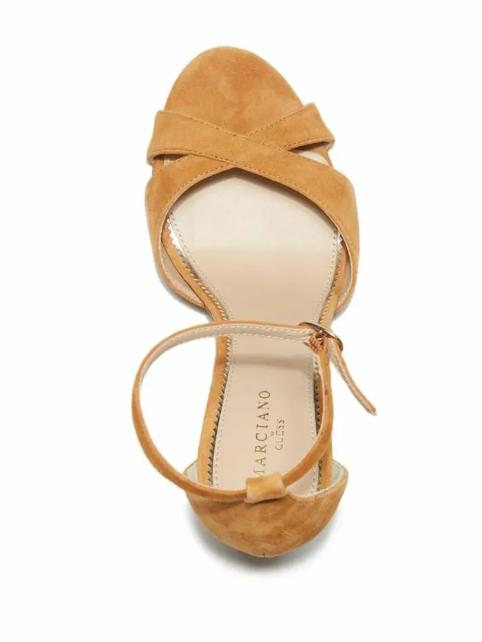 Women Shoes Marciano Abiele Leather Stiletto Sandal Mbrn1