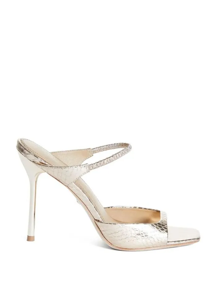 Women Shoes Marciano Brielle Satin Sandal Rose Gold