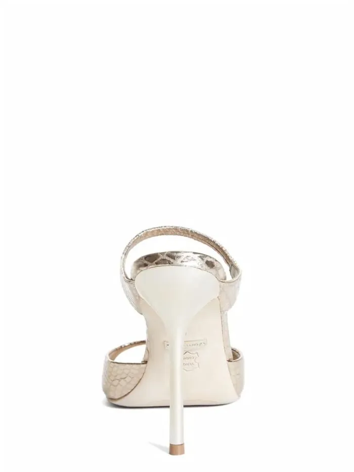 Women Shoes Marciano Brielle Satin Sandal Rose Gold