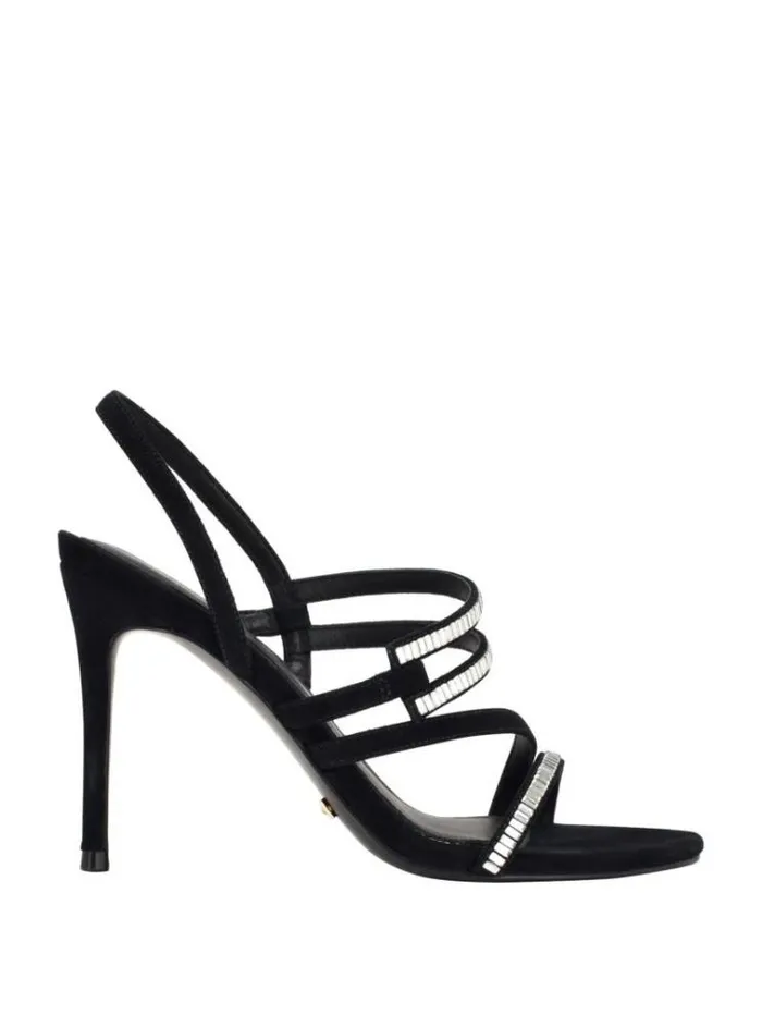 Women Shoes Marciano Kaden Crystal Strappy Heel Black1 Women Shoes Marciano Kaden Crystal Strappy Heel Black1