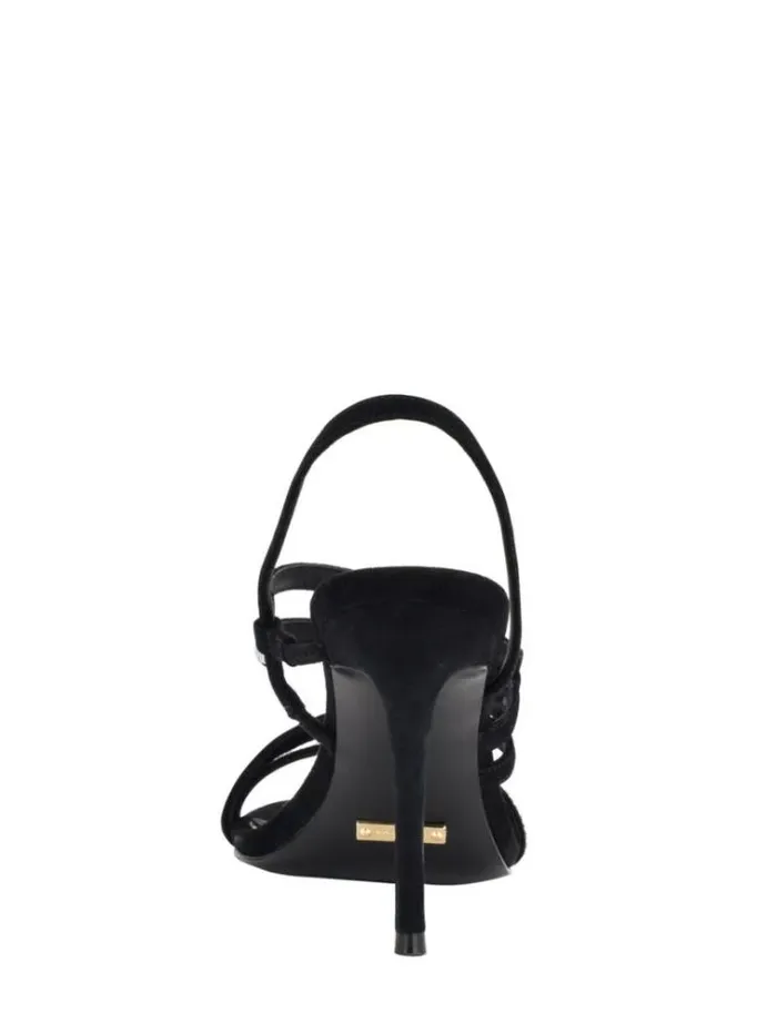 Women Shoes Marciano Kaden Crystal Strappy Heel Black1 Women Shoes Marciano Kaden Crystal Strappy Heel Black1