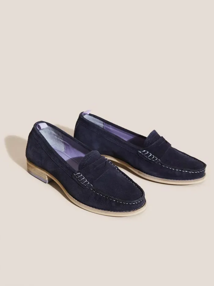 Women SHOES White Stuff Eden Loafer Navy Multi