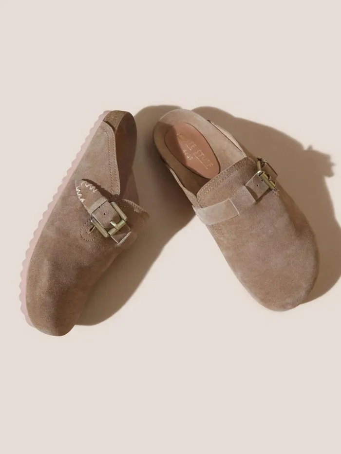 Women SHOES White Stuff Slip On Suede Footbed Light Natural Women SHOES White Stuff Slip On Suede Footbed Light Natural