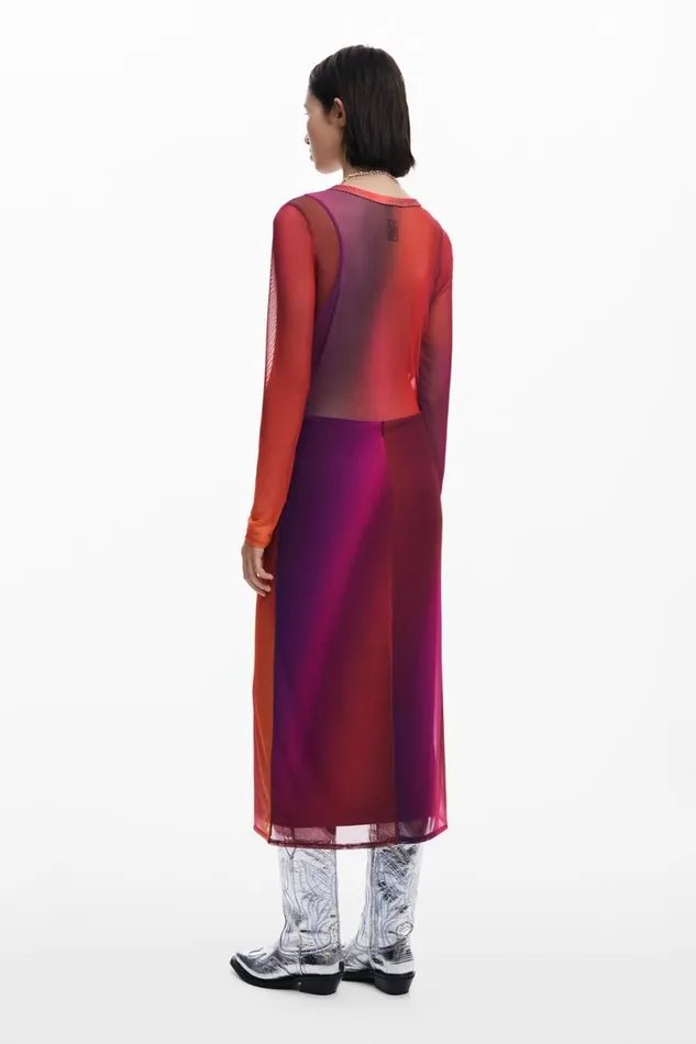Women Skirts Desigual Gradient Pencil Skirt