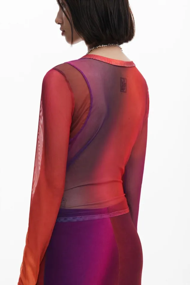Women Skirts Desigual Gradient Pencil Skirt