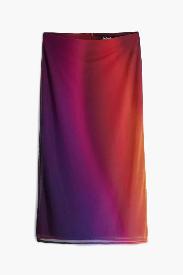Women Skirts Desigual Gradient Pencil Skirt