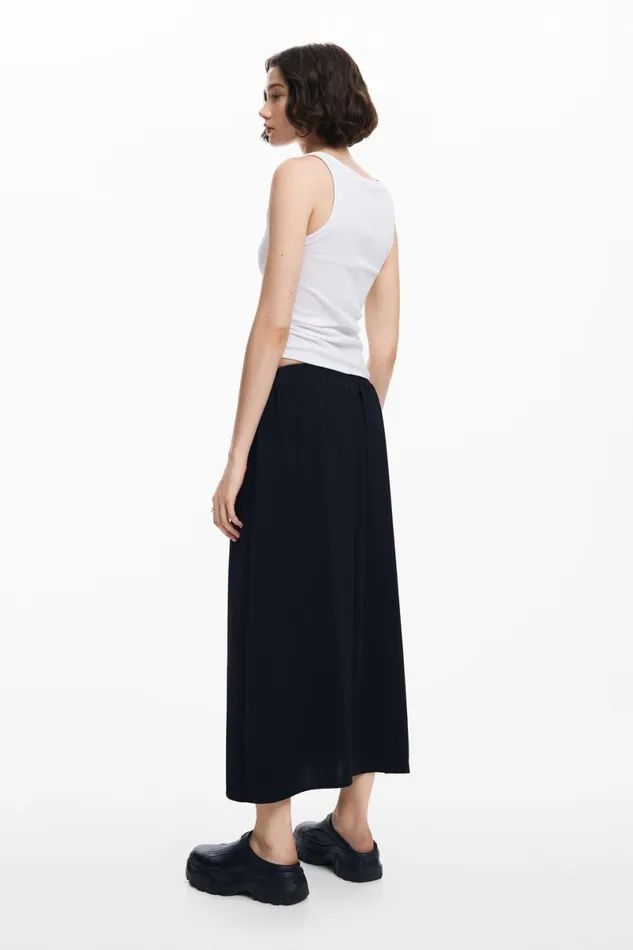 Women Skirts Desigual Pleated Midi Skirt