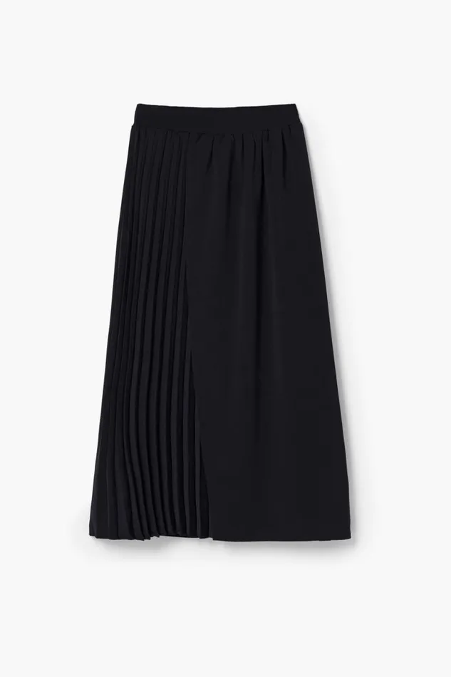 Women Skirts Desigual Pleated Midi Skirt