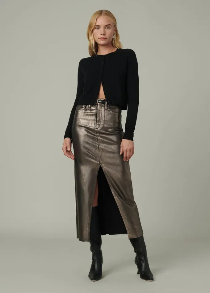 Women Skirts Joe039s Jeans THE EVA MAXI SKIRT Gilded Night